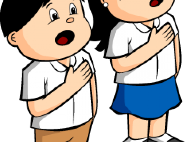 Ceremony Clipart Panatang Makabayan - Cartoon (640x480)