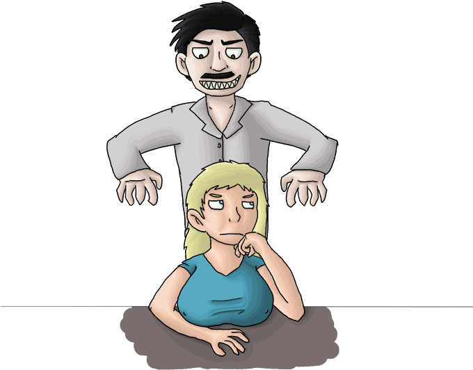 Thumb Illustration Human Behavior Cartoon - Cartoon (679x616)