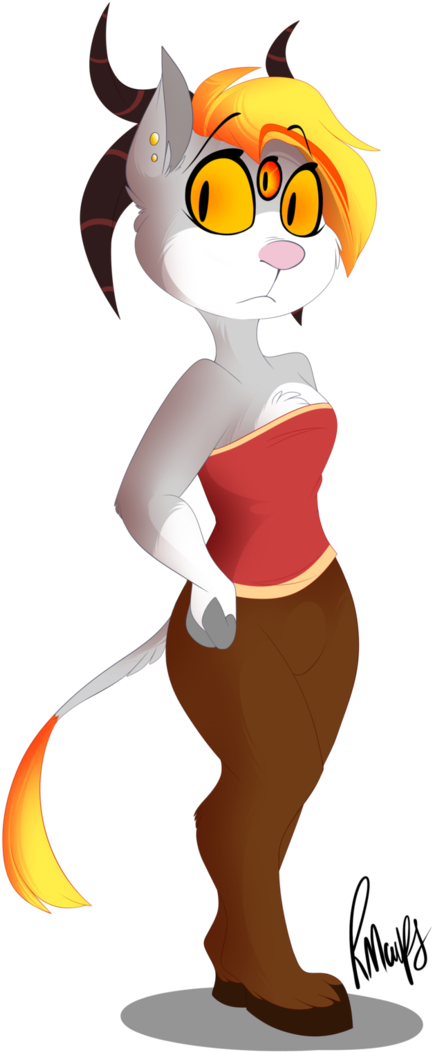 Blonde Teen By Rmcreeps - Cartoon (708x1128)