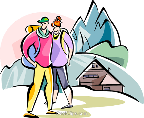 Slovenia Clipart Illustration - Поход Рисунок (480x392)