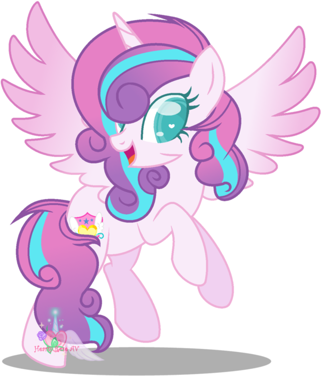 Flurry Hearts Grown Up Style By Sparkleheartyrose24 - Cartoon (850x940)