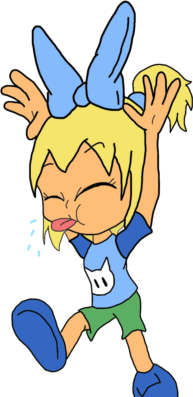 Lyloo Taunting And Blowing A Raspberry By Kalebdouglass2 - Cartoon Blowing A Raspberry (899x1425)