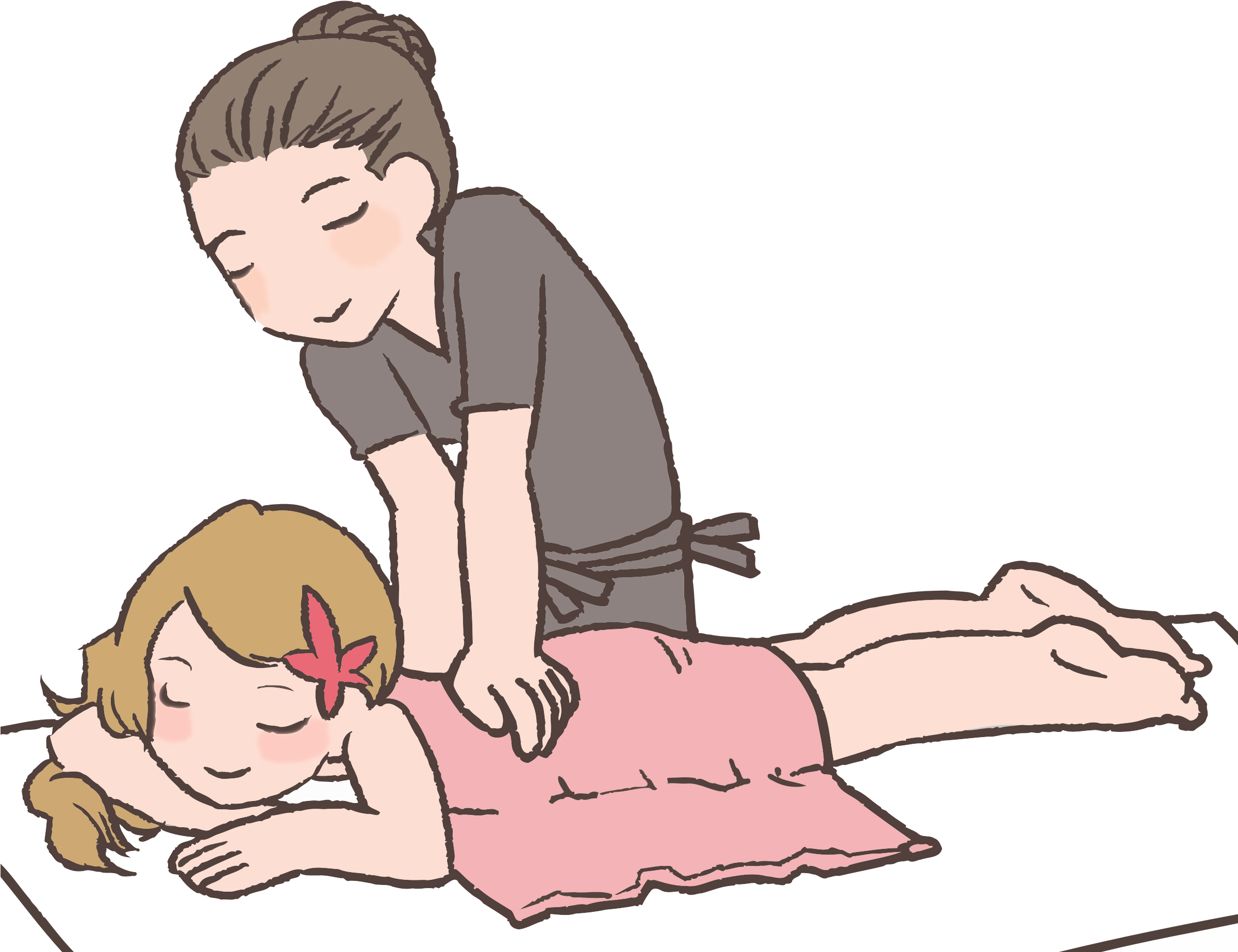 Sleep Massages - Cartoon Picture Of Massage (2400x1866)