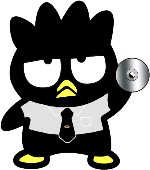Geek Squad Badtz Maru By Kuumacoco - Bad Badtz Maru Black And White (600x600)