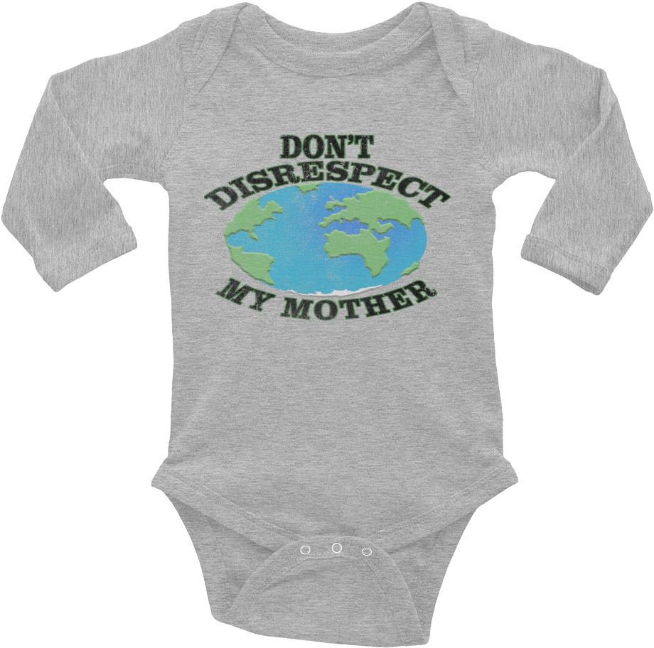 Vintage Mother Earth Infant Long Sleeve Bodysuit - Cool, Don't Be All, Uncool (1000x1000)