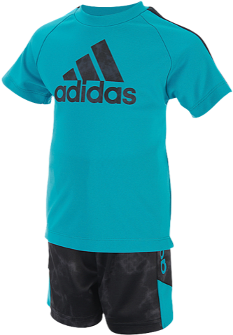 85%off Adidas Smoke Screen Shorts Set Boys Infant Casual - Adidas (500x500)