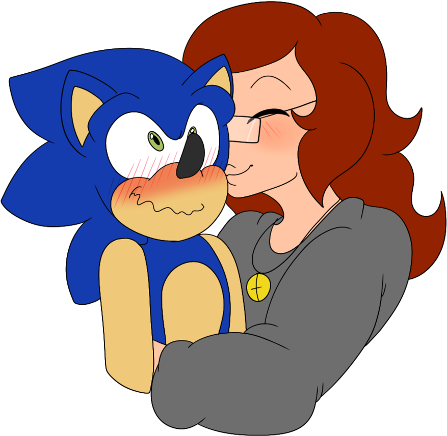 Haley And Sonic By Acluigiyoshi - Cartoon (897x891)