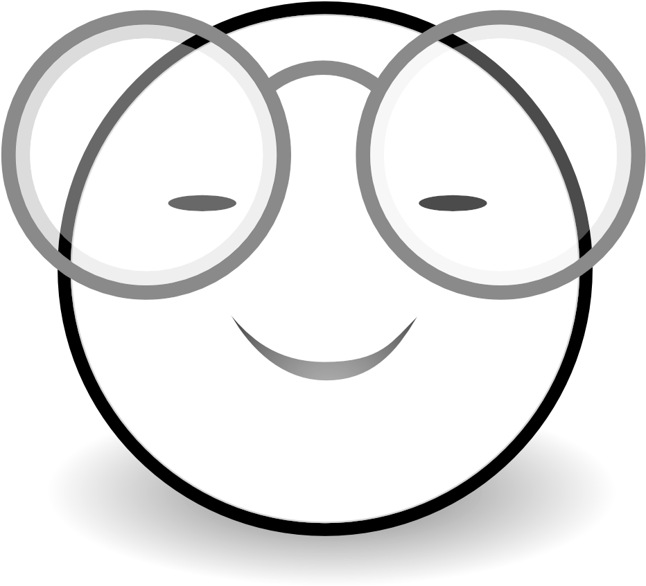 Smiley Face Thumbs Up Black And White Clipart Panda - Black And White Smiley Face (999x999)