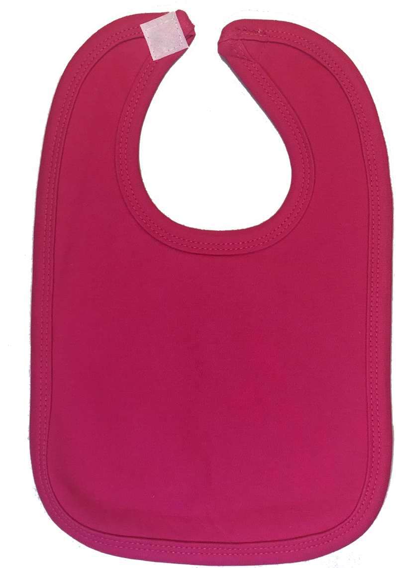 Personalized Infant Bib Hot Pink - Bib (882x1280)