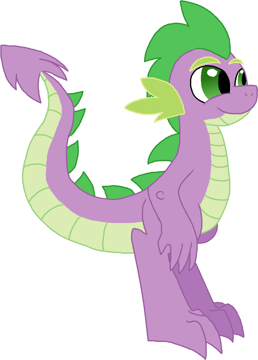 Older Spike - Cartoon (839x1165)