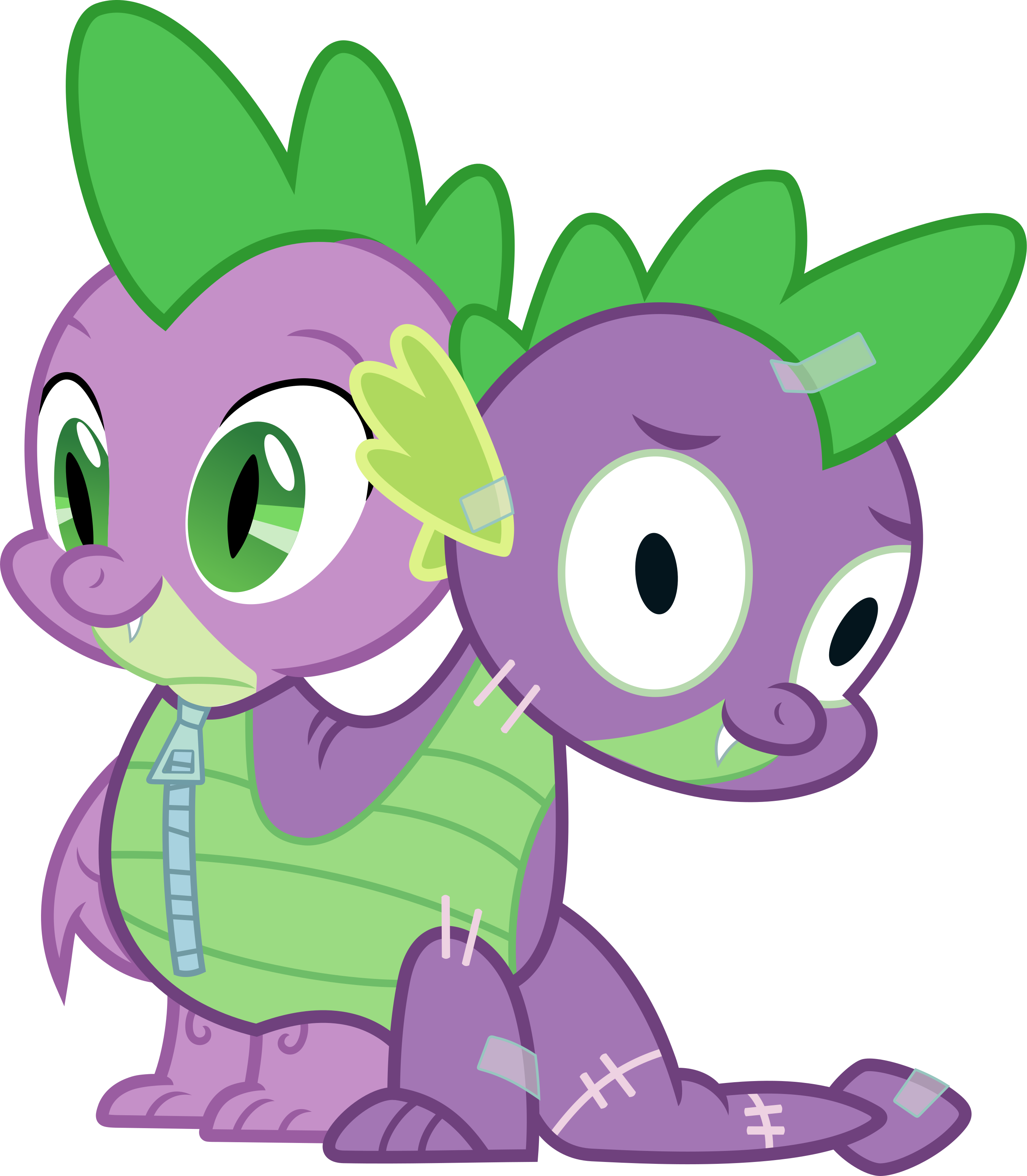 Spike - Spike The Dragon Costume (2704x3097)