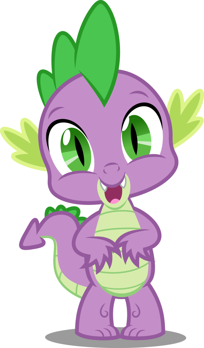 Vector - Png Vector Spike My Little Pony (684x1166)