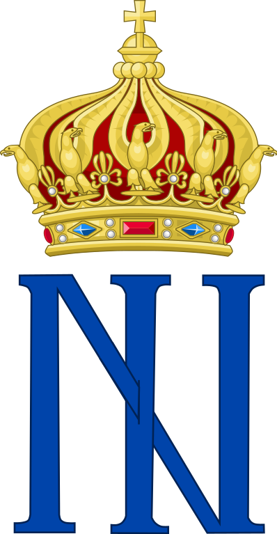Imperial Monogram Of Emperor Napoleon Iii Of France, - Crown Of Napoleon Iii (398x767)