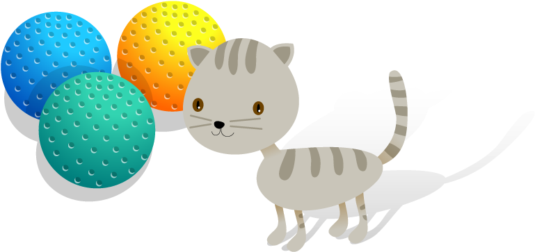 Cat Toy Illustration - Cat (800x600)