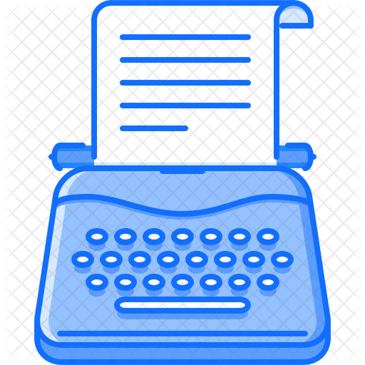 Typewriter Icon - Typewriter (512x512)
