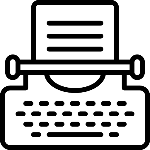 Typewriter Free Icon - Typewriter Free Icon (512x512)