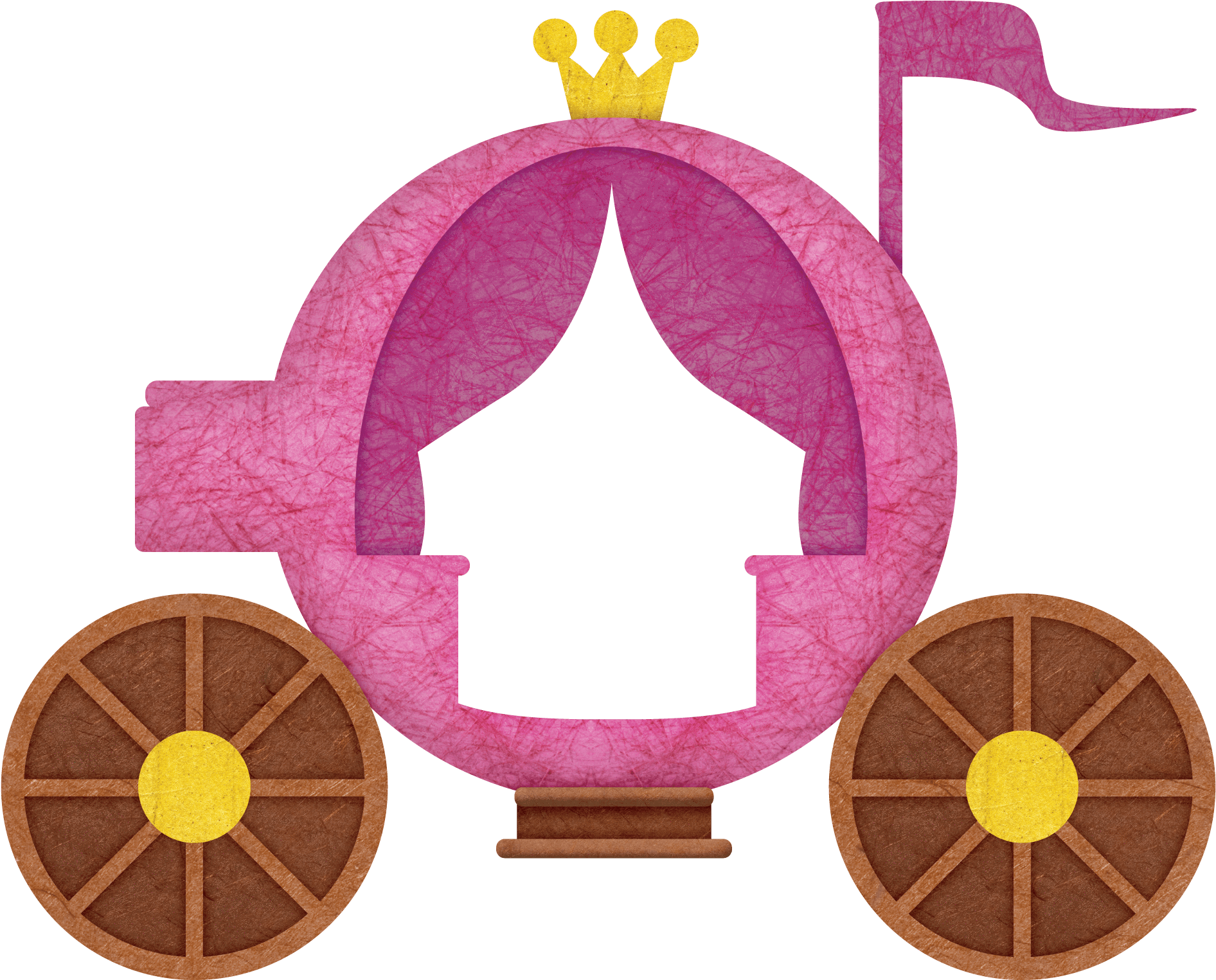 Princess Castle Png For Kids - My Wonderful Walls Carriage Wall Sticker (1927x1552)