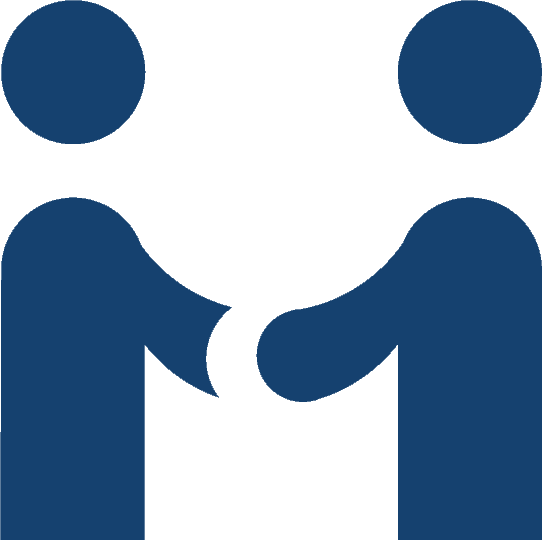 Alternatives To Going To Court - Face To Face Icon Blue (1200x1200)