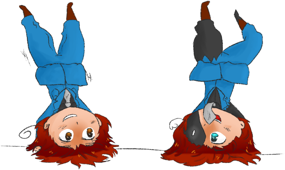 I Can Do A Handstand Longer Than You By Comical-carnival - Illustration (1024x622)
