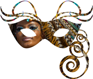 Carnival Feather It's Carnival Logo - Mask (368x368)