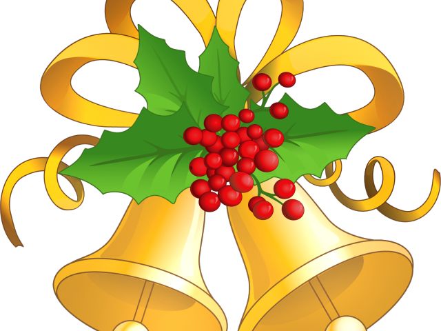 Christmas Clipart Clipart Holly - Christmas Bells And Mistletoe (640x480)
