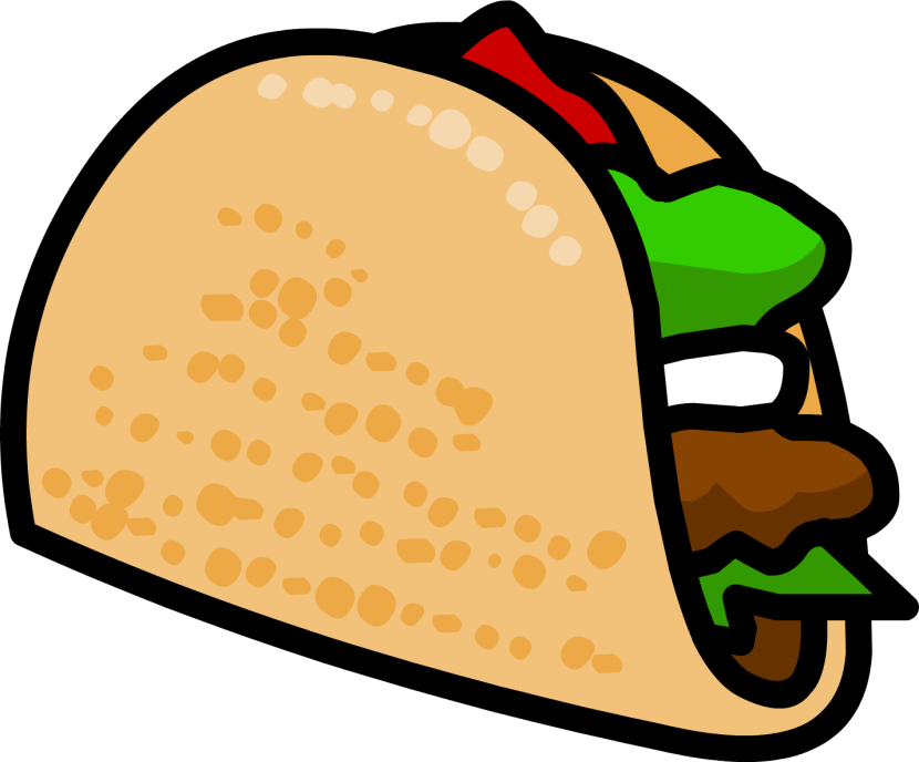 Taco Clipart - Taco (830x688)