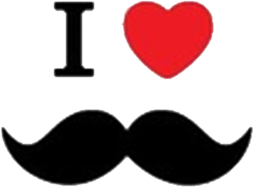 I Love Mustache Png - Easy Drawings Of Mustaches (1022x833)