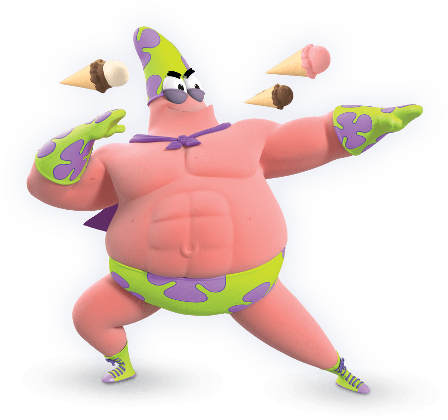 For Bikini Bottom The Spongebob Squarepants Movie Patrick - Spongebob Out Of Water Characters (904x849)