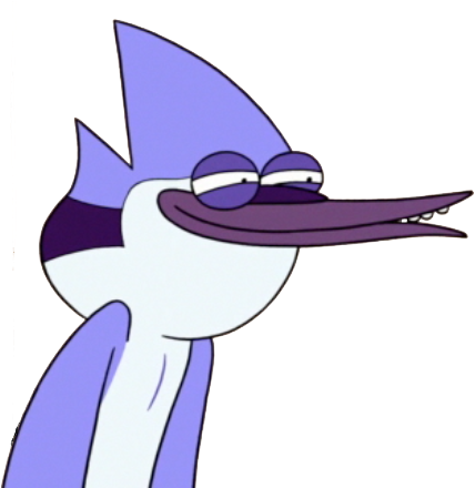Mustache Cash Stash By Mordecaibluejay2015 - Regular Show Mordecai Funny (451x439)