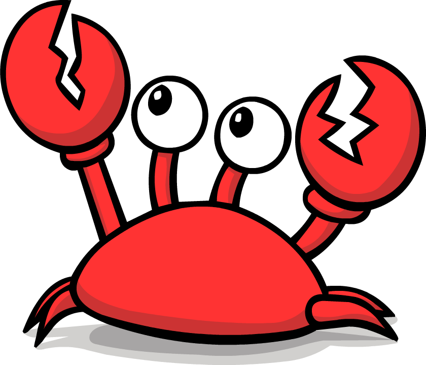 Crab Clipart Free Download On Crabs - Crab Clipart (840x719)