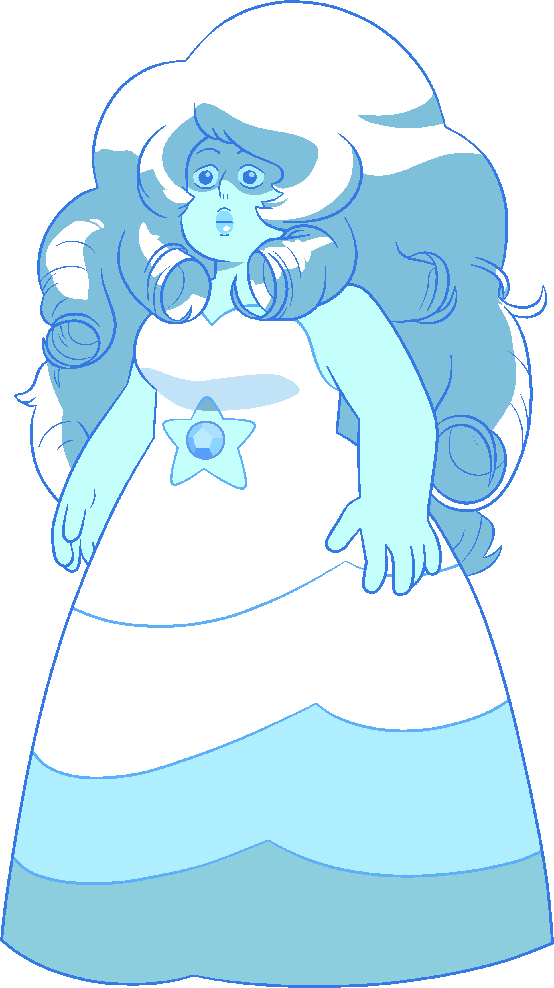 Hologram Clipart Star Wars - Steven Universe Rose Quartz Hologram (1956x3479)