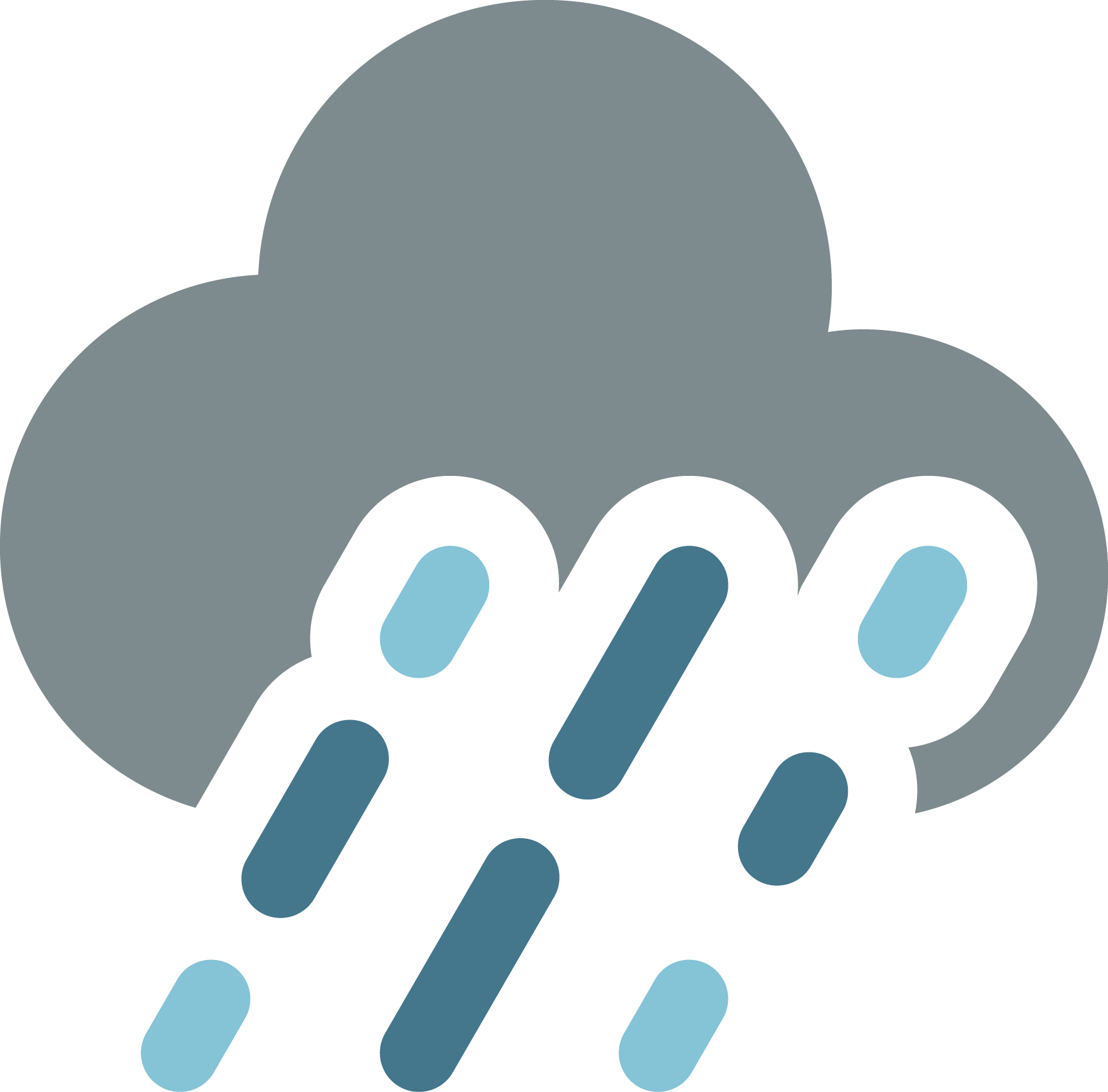 Weather Meteorology Rain Icon - Meteorology Icon (1746x1721)
