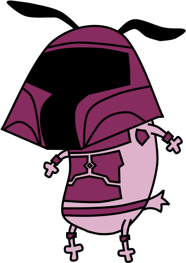 Courage The Cowardly Mandalorian By Mirtagevfett - Courage The Cowardly Dog Star Wars (756x1057)