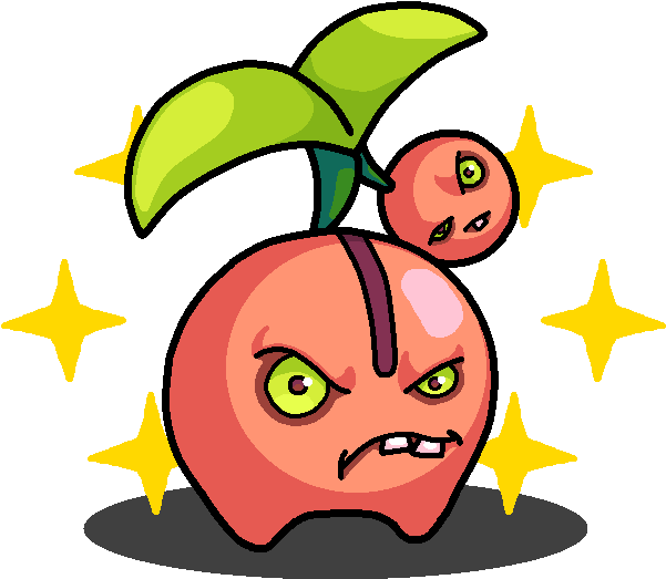 Shiny Cherubi Cherry Bomb By Shawarmachine - Plants Vs Zombies Fusion (650x650)