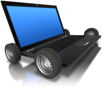 Fast-computer - Speed Up Computer Png (400x300)