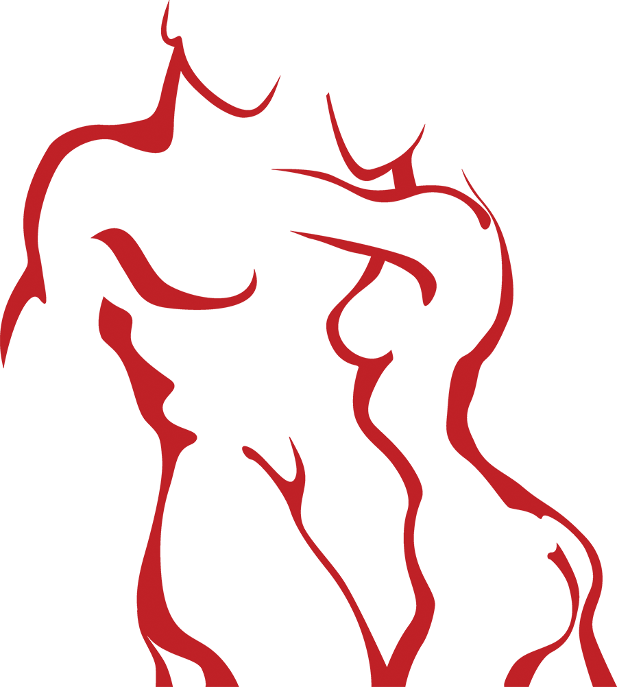 Start Meeting New People And Gain Access To One Of - Man And Woman Silhouette Drawing (900x1002)