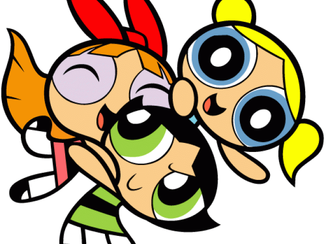Powerpuff Girls Clipart Transparent - Blossom Bubbles And Buttercup (640x480)