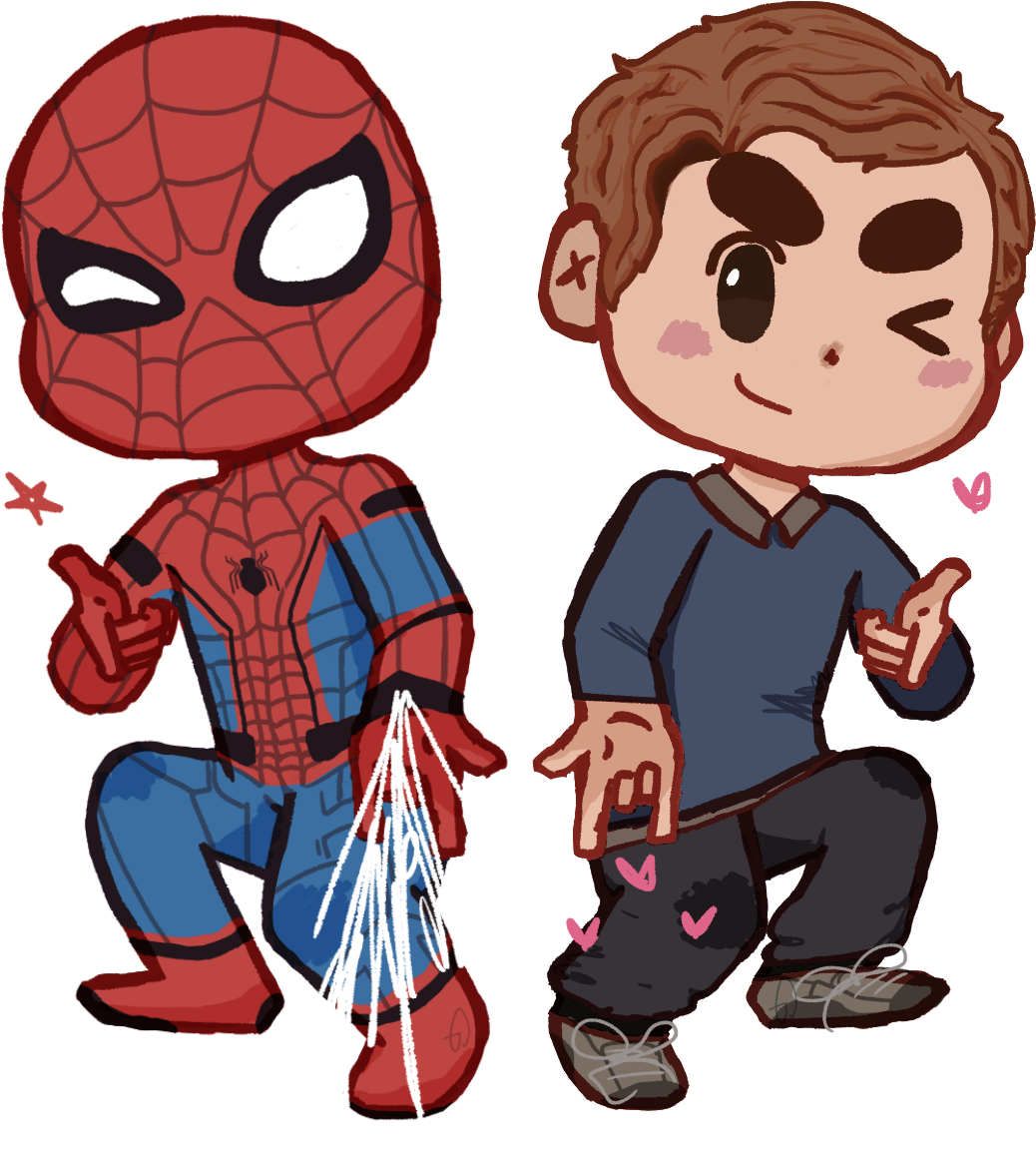 If You Don't Need A Transparent Spiderman/peter Parker - Cartoon (1230x1198)