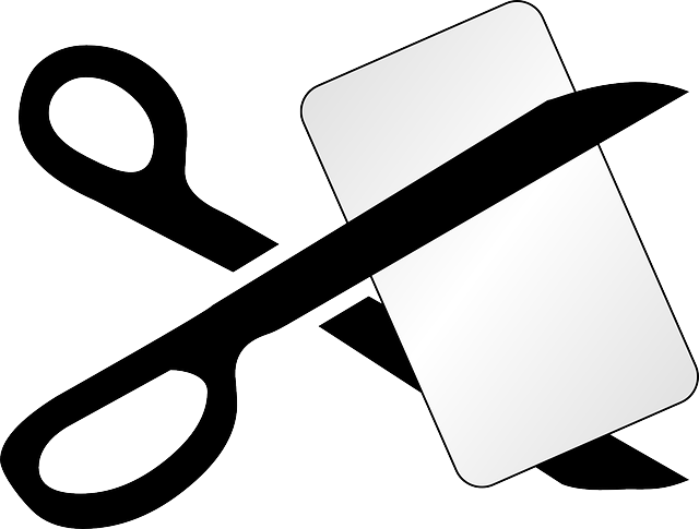 Black And White Clip Art Cut (640x485)