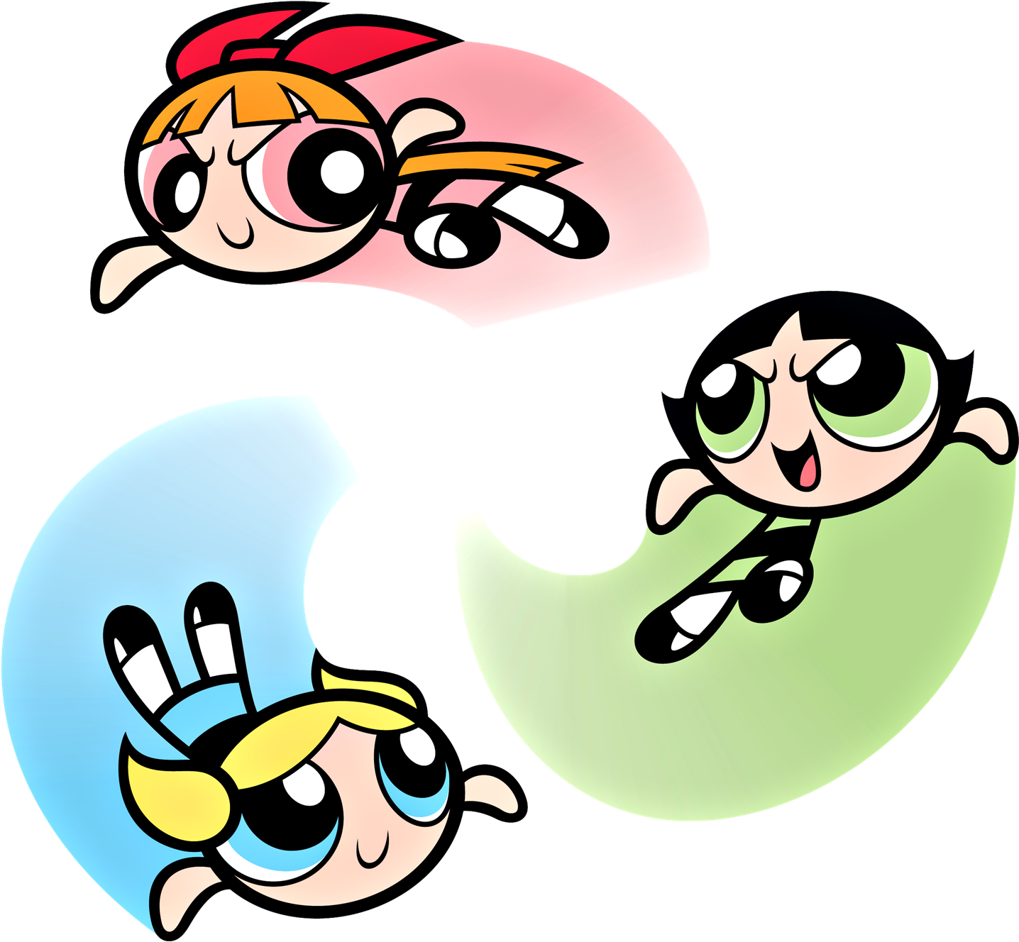As Meninas Super Poderosas Archives - Powerpuff Girls Flying Png (1500x1393)