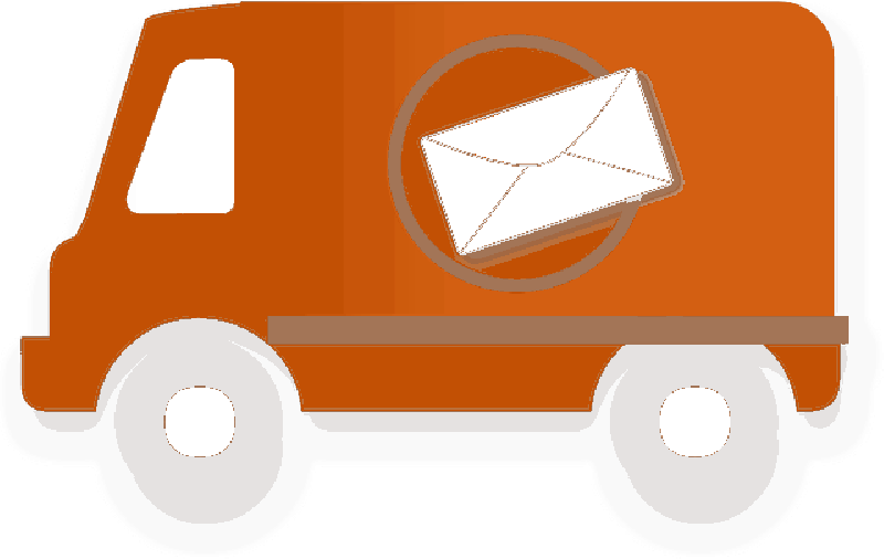 Post Van, Post, Letterman, Postman, Van, Dhl, Mail - Mail (800x506)