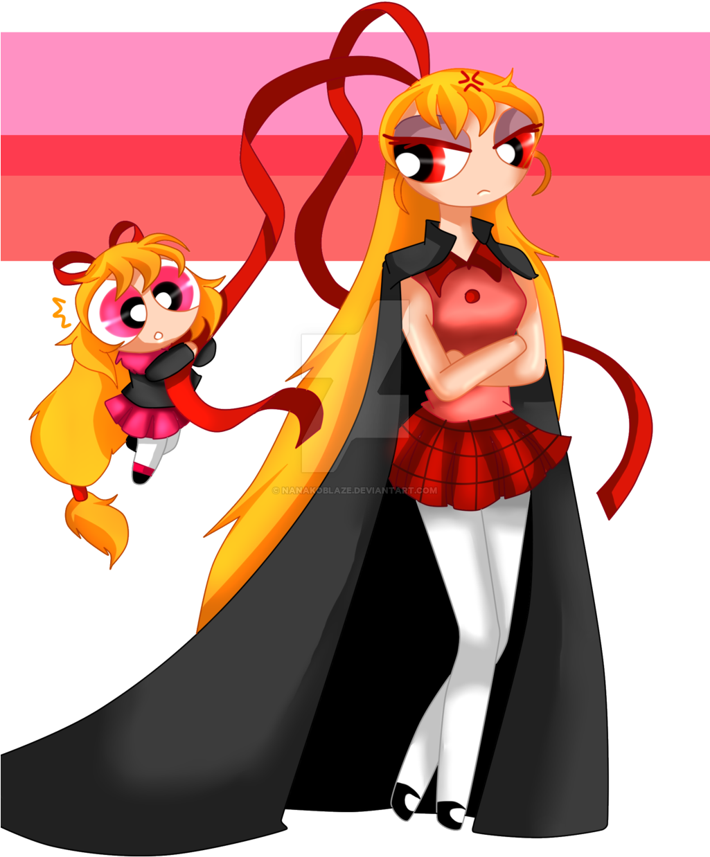 Powerpuff Girls Blossom And Brick Married - Blossom And Brick Daughter (1024x1371)