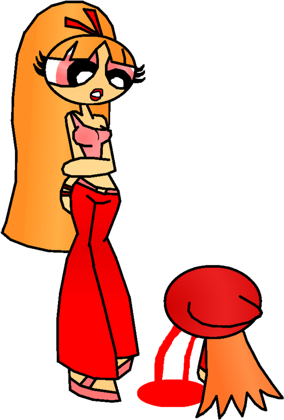 Powerpuff Girls Blossom And Brick Kiss For Kids - Time Machine Powerpuff Girls (707x1131)