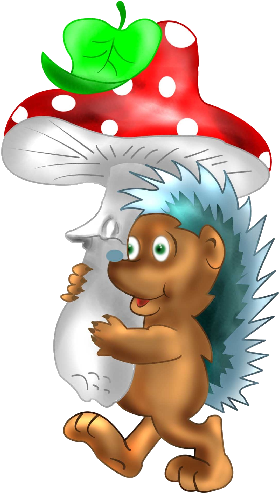 Hedgehog Cartoon Clipart - Cartoon (500x500)