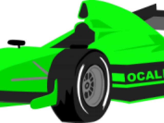 Race Car Clipart Green - Race Car Clipart Transparent (640x480)