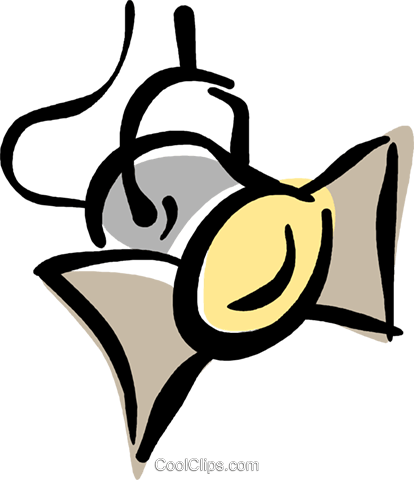 Spotlight Royalty Free Vector Clip Art Illustration - Spotlight (414x480)