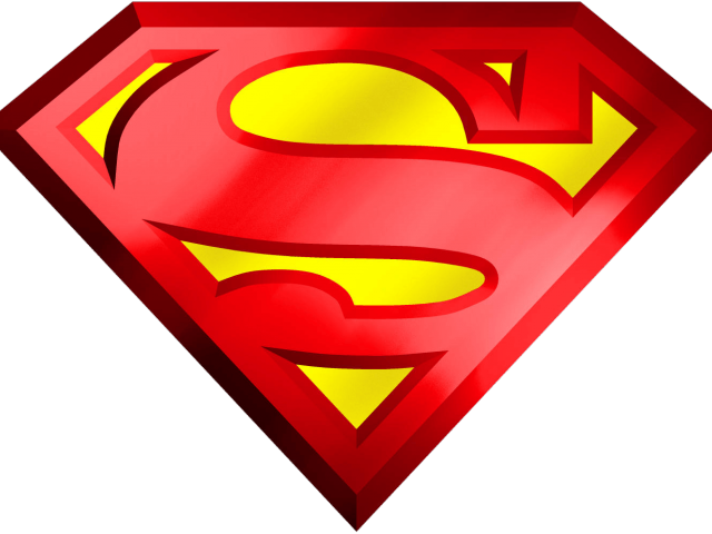 Superman Clipart 3d Png - Escudo De Super Heroes (640x480)