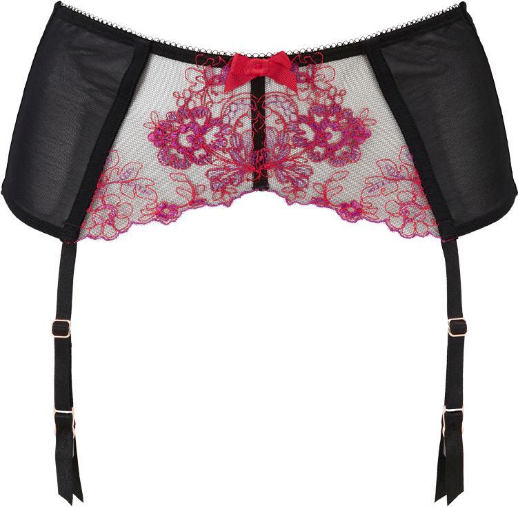 Gossard Vip Passion Flower - Portaligas - Negro (800x1000)