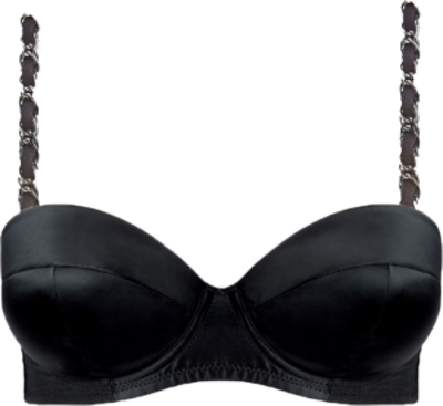 Yükle Invisiblefaerie1 - Black Bra Transparent Background (400x367)