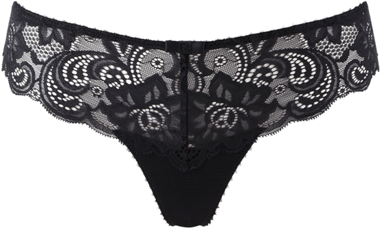 Gossard Gypsy Thong - Gossard Gypsy Thong Black (600x600)